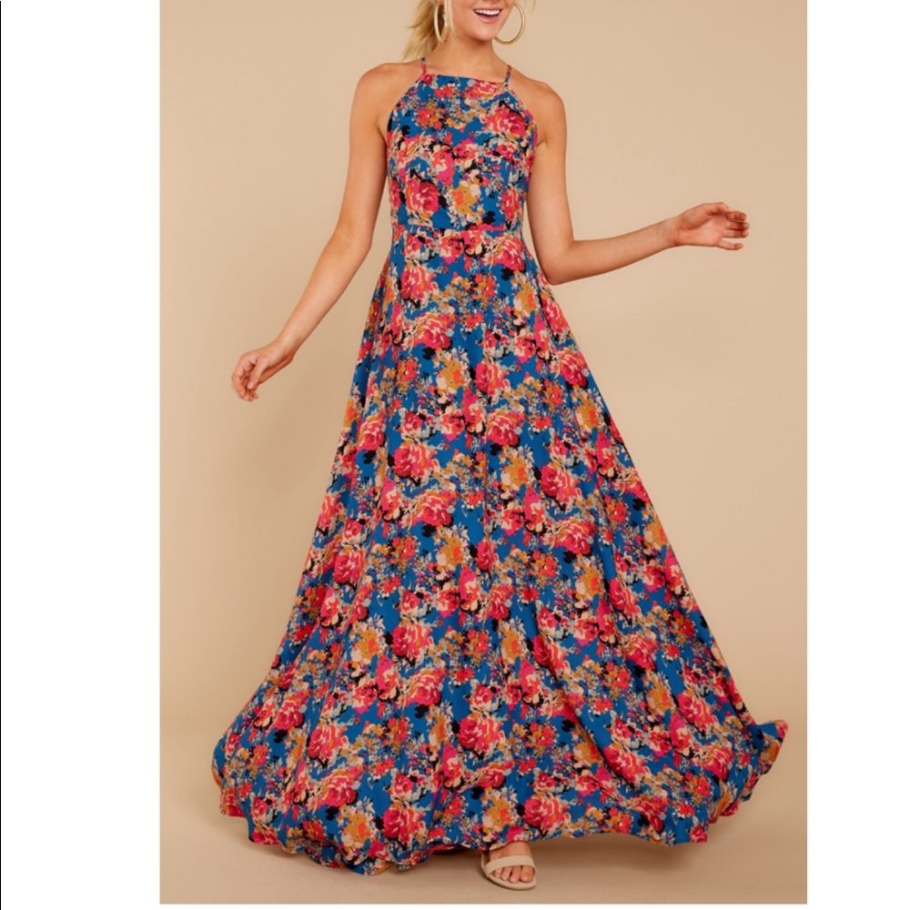 Floral Maxi Dress From Red Dress Botique